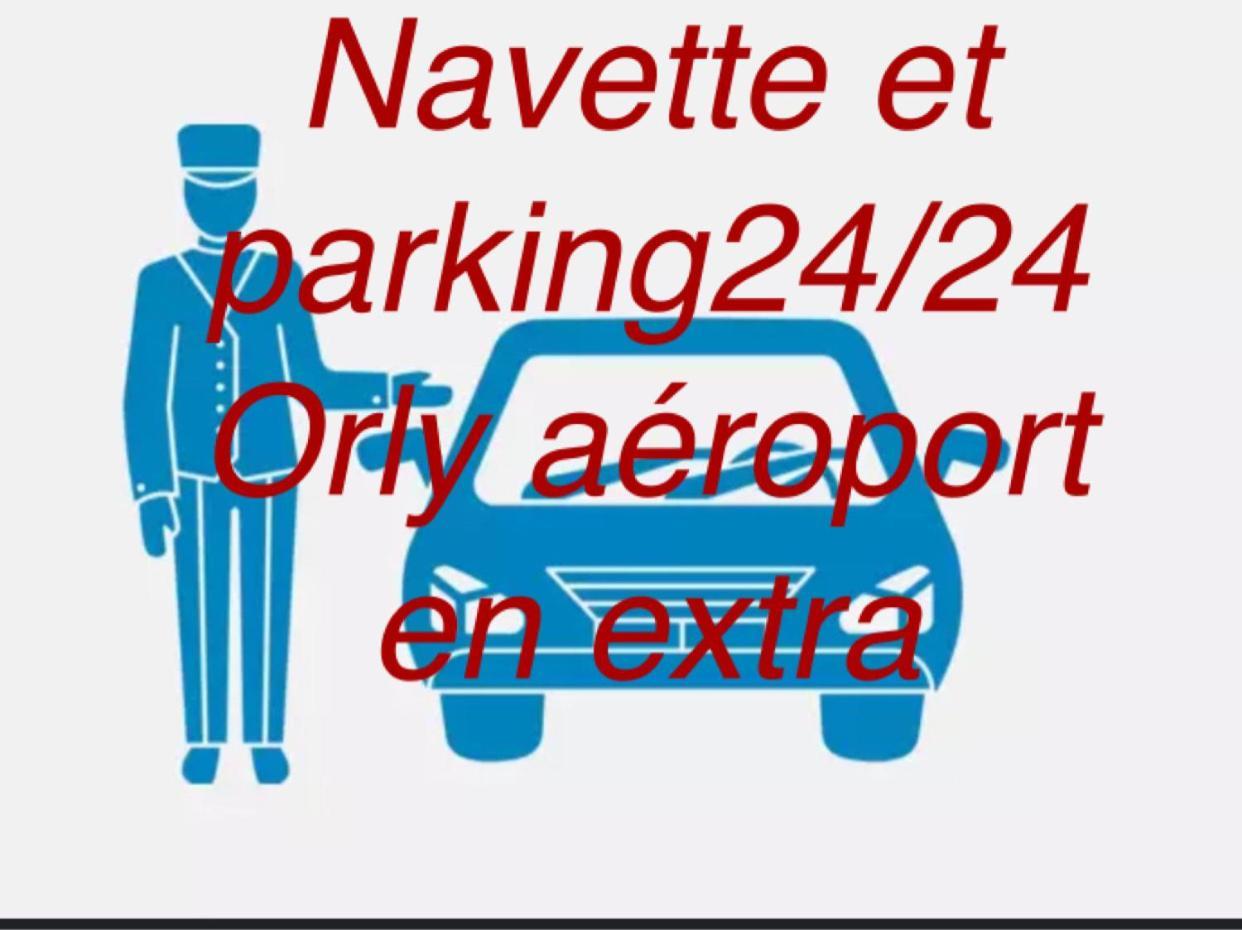 أتيس مو 4Pers 2Lits 5 Min Aeroport Orly,Navette Et Parking Extra,Location En Nuit Et Jourchez Sandro, المظهر الخارجي الصورة
